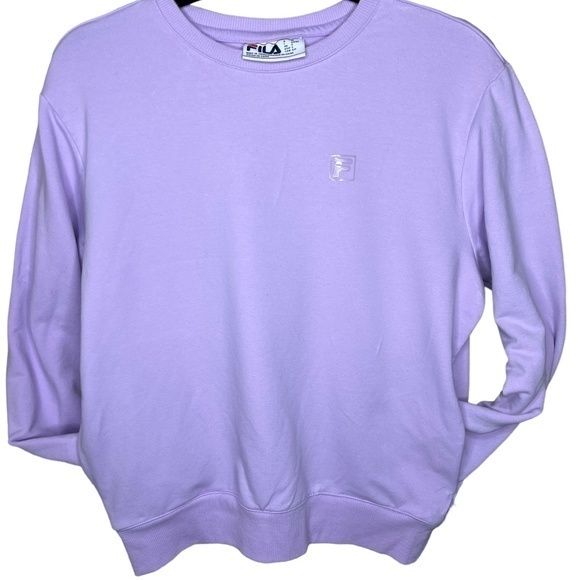 Fila Lavendar Crewneck Pullover‎ With Pockets - Picture 5 of 5
